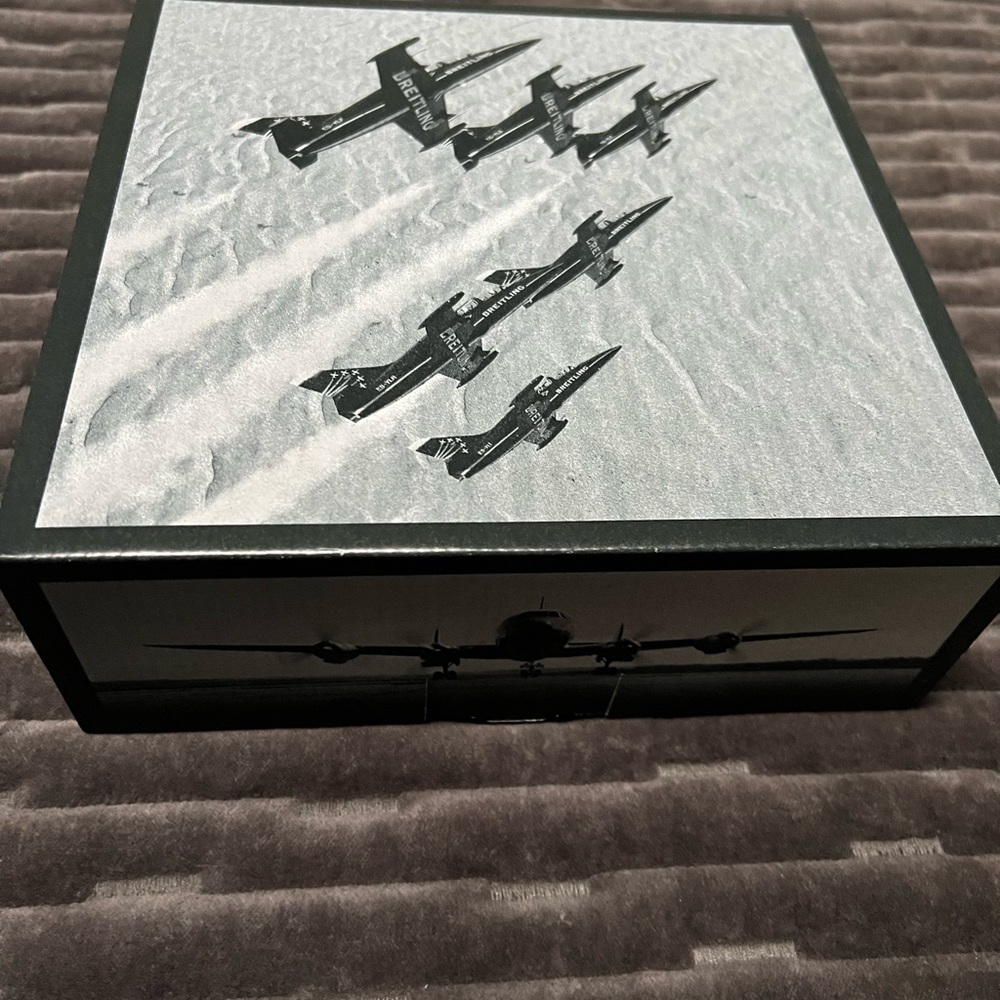 Breitling new one size fits all hat with box and papers .